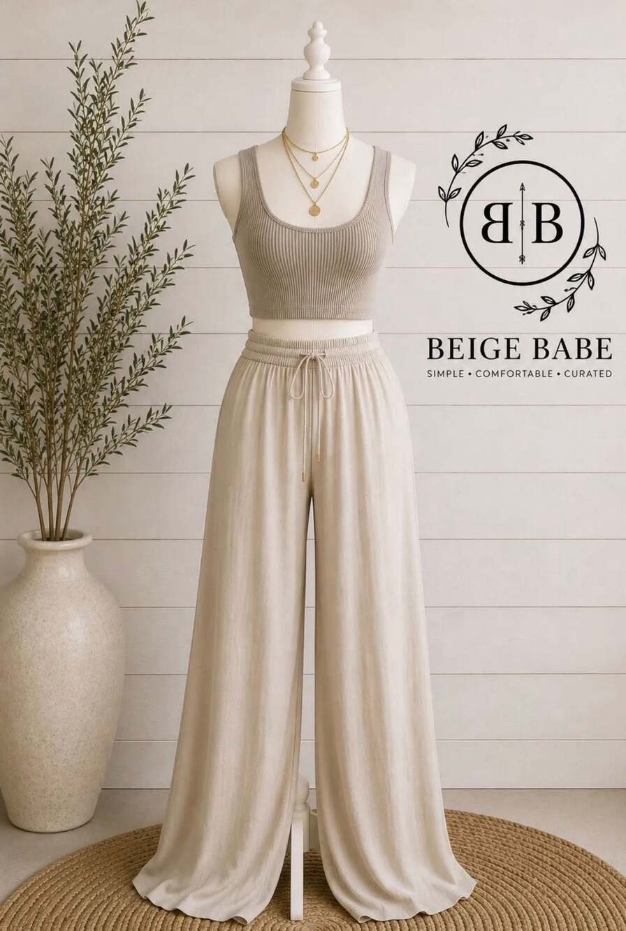 Top only! 1x2x Alexander Jane Ribbed Crop Tank Top